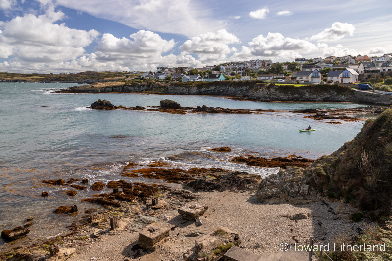 Paddleboarder at Bull Bay, Anglesey, North Wales