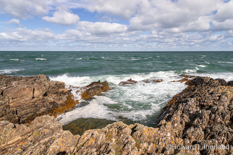 Cliffs at Bull Bay on the coast of Anglesey, North Wales