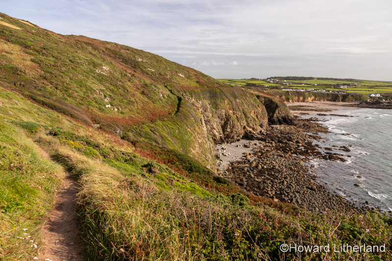 Anglesey coastal path at Church Bay, North Wales
