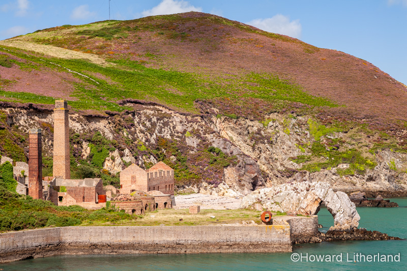 Abandoned brick works at Porth Wen, Anglesey, North Wales coast