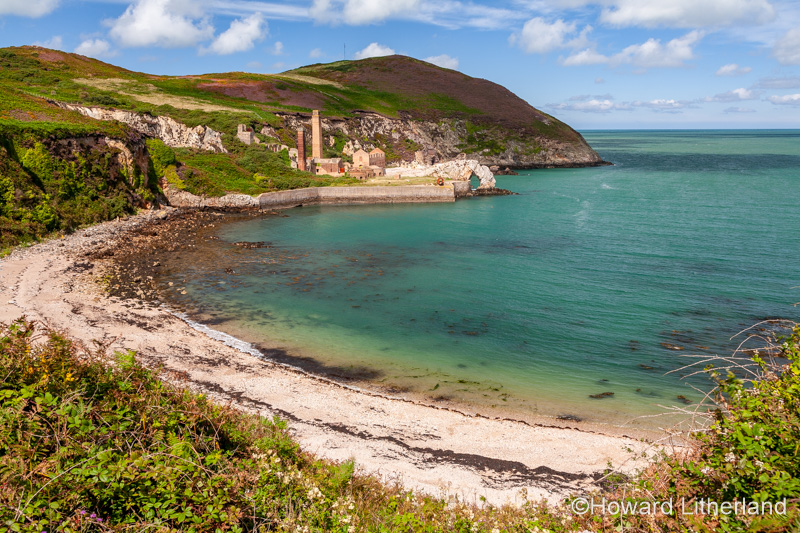Abandoned brick works at Porth Wen, Anglesey, North Wales coast