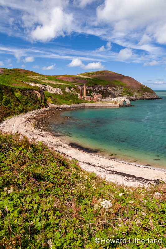 Abandoned brick works at Porth Wen, Anglesey, North Wales coast