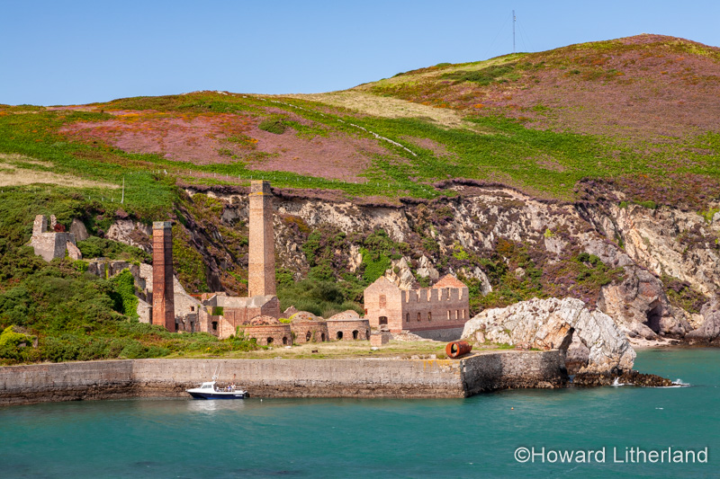 Abandoned brick works at Porth Wen, Anglesey, North Wales coast