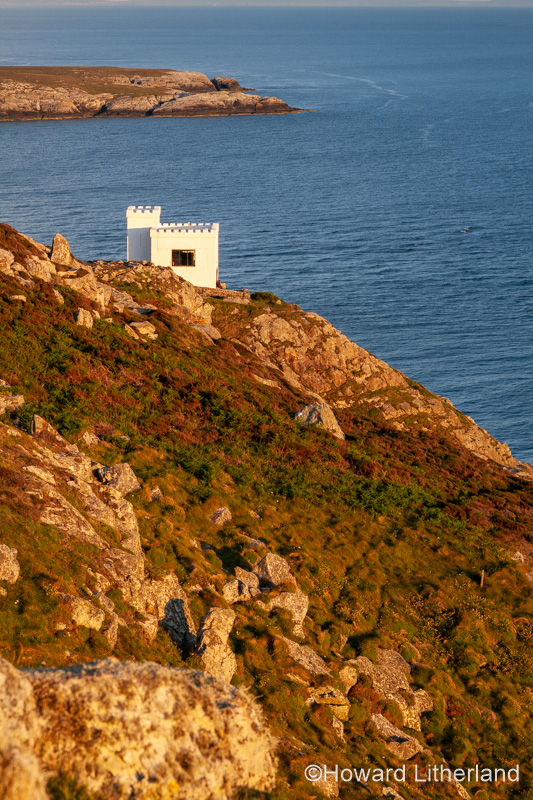 Ellin's tower on the cliffs at South Stack, Anglesey, North Wales