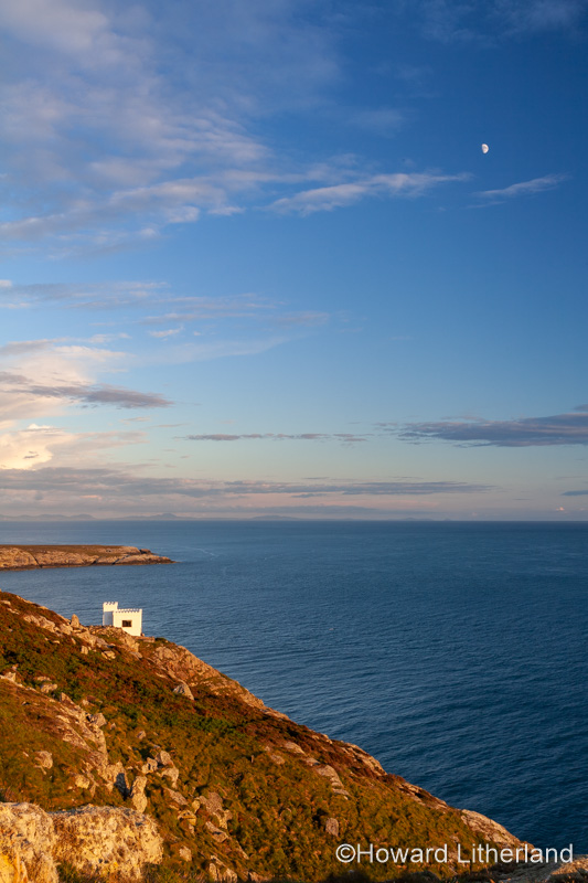 Ellin's tower on the cliffs at South Stack, Anglesey, North Wales