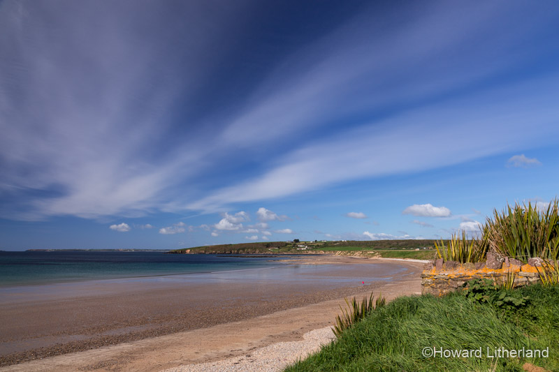 The beach at Ardmore on the Atlantic coast of County Waterford, Ireland