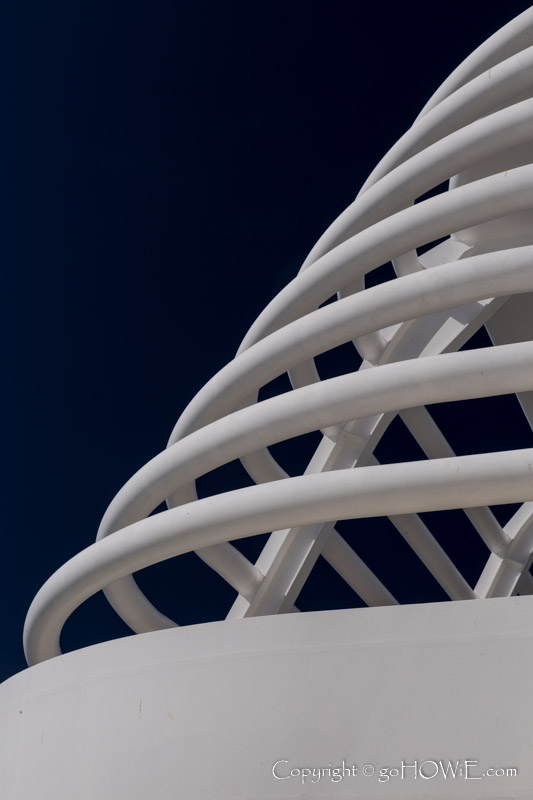 P&O cruise liner Azura superstructure detail