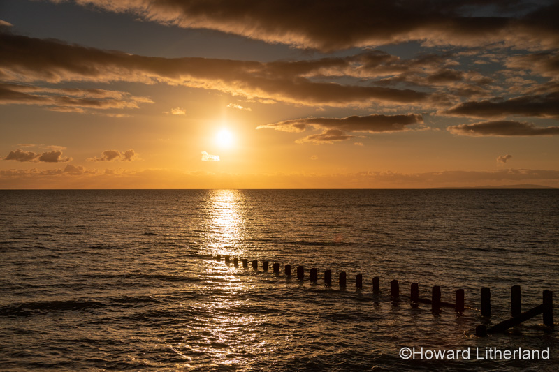Sunset at Barmouth on the Wales coast