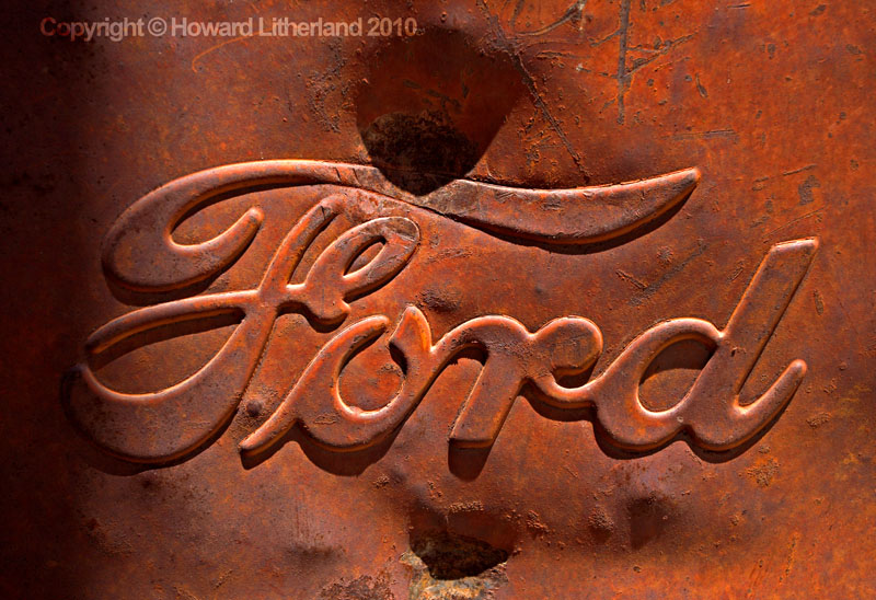 Rusted Ford logo