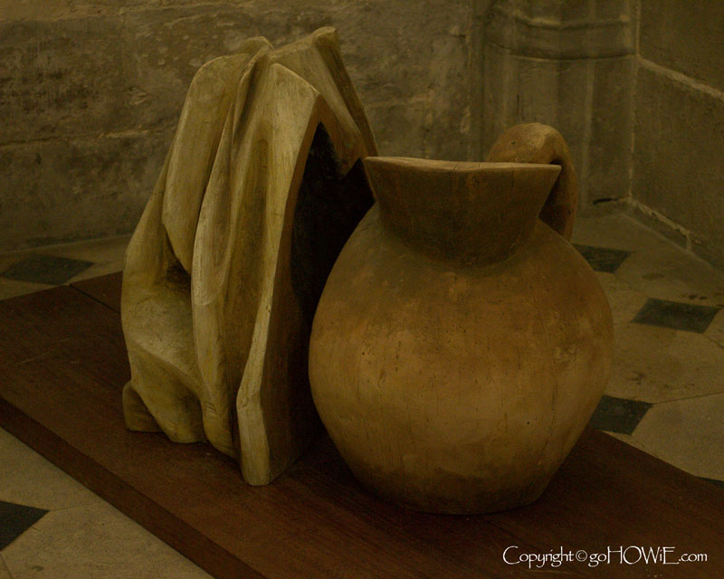 Artifacts in Evreux cathedral, Normandy, France
