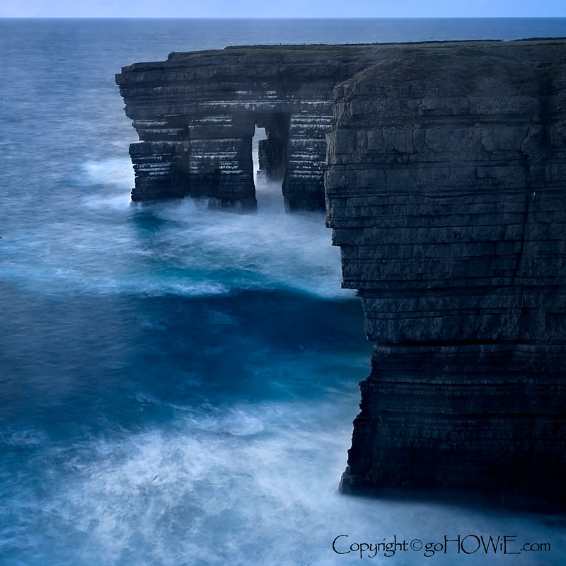 Cliffs and waves