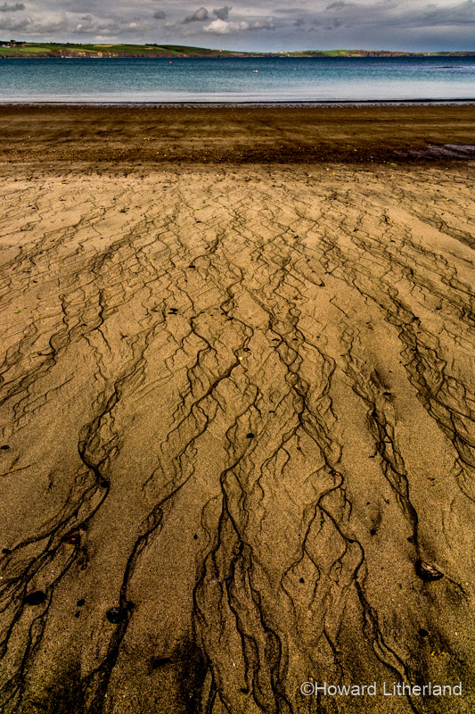 Sand patterns on a beach on the Wild Atlantic Way near Clonakilty, County Cork, Ireland