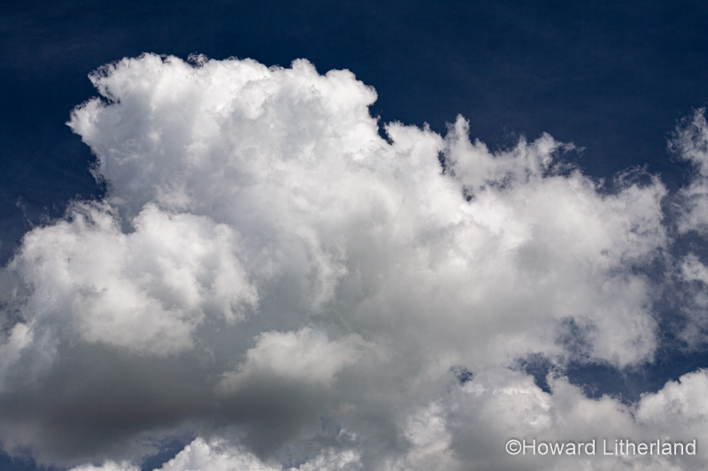 Cumulonimbus cloud in a blue sky