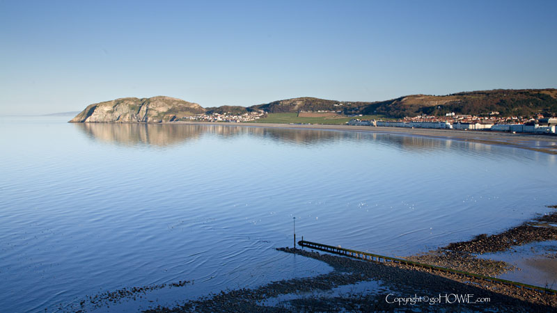 Coastal reflections, Llandudno, North Wales