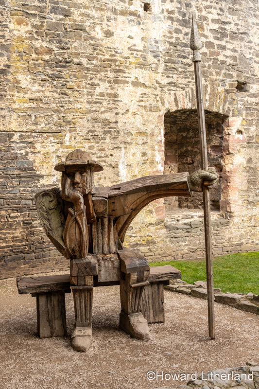 Conway medieval castle, North Wales