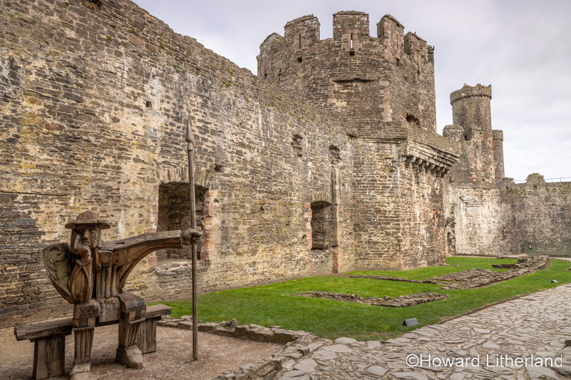 Conway medieval castle, North Wales