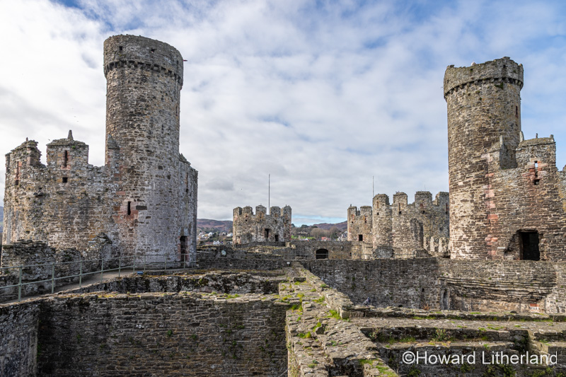 Conway medieval castle, North Wales