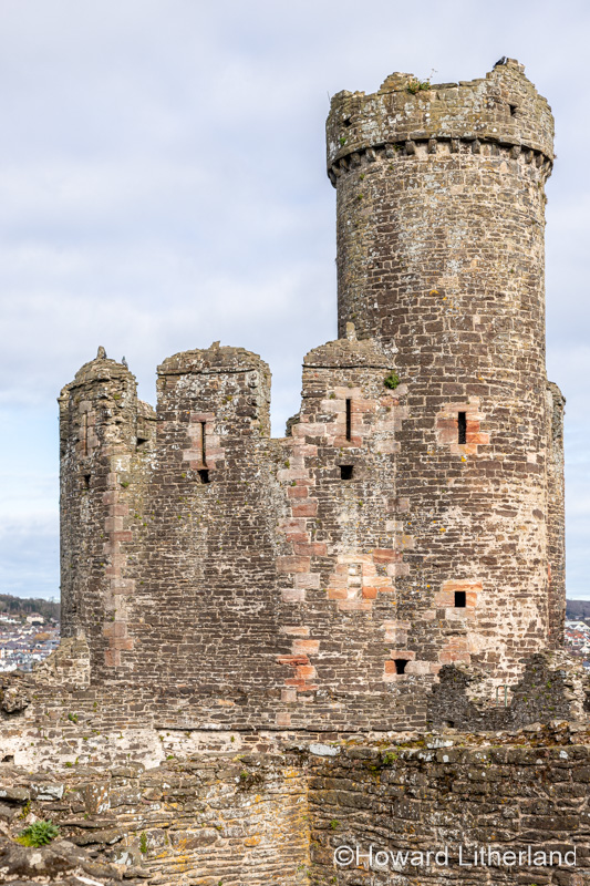 Conway medieval castle, North Wales