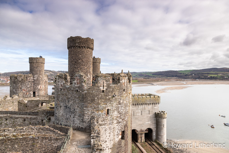Conway medieval castle, North Wales