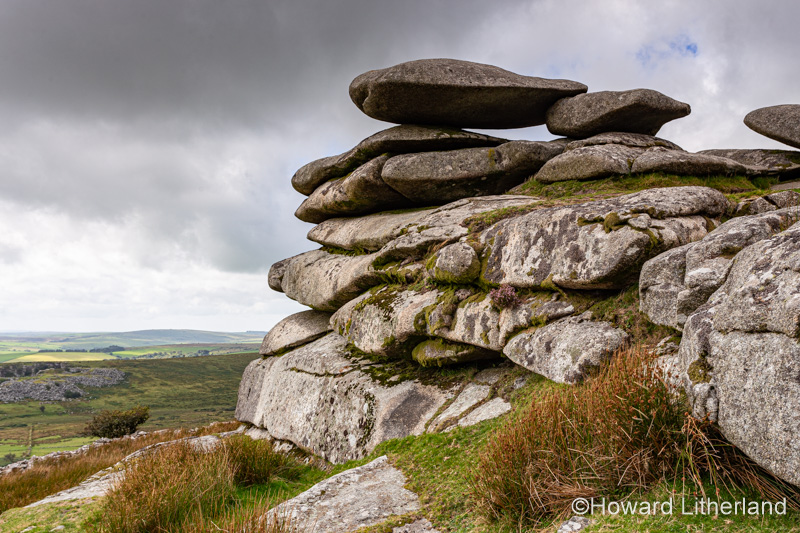 Cheesewring rock formation on Stowes Hill, Bodmin Moor, Cornwall