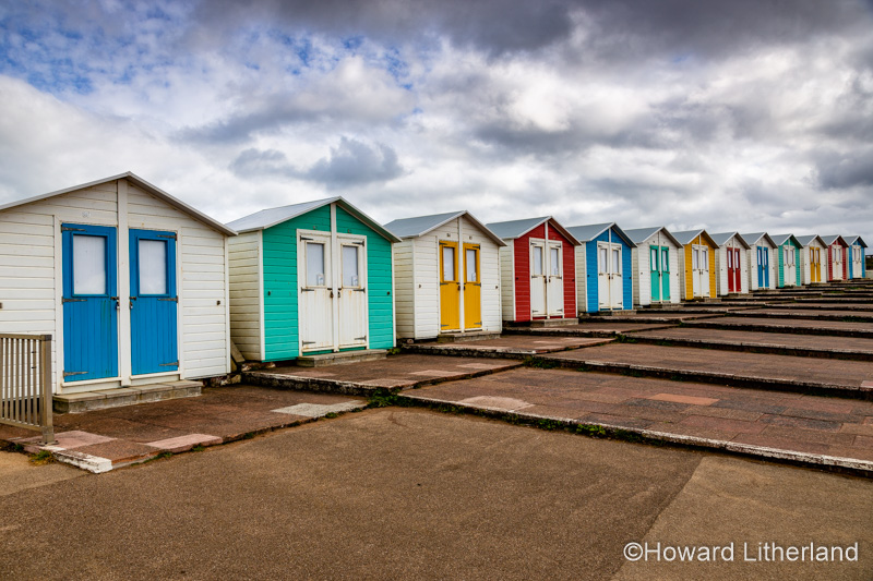 Beach huts at Bude on the North Cornwall coast
