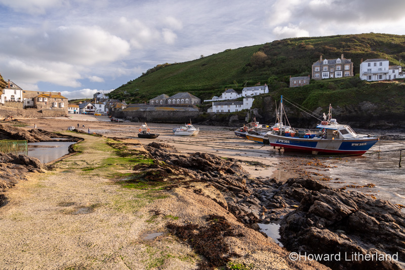 The old harbour at Port Isaac on the north Cornwall coast, England