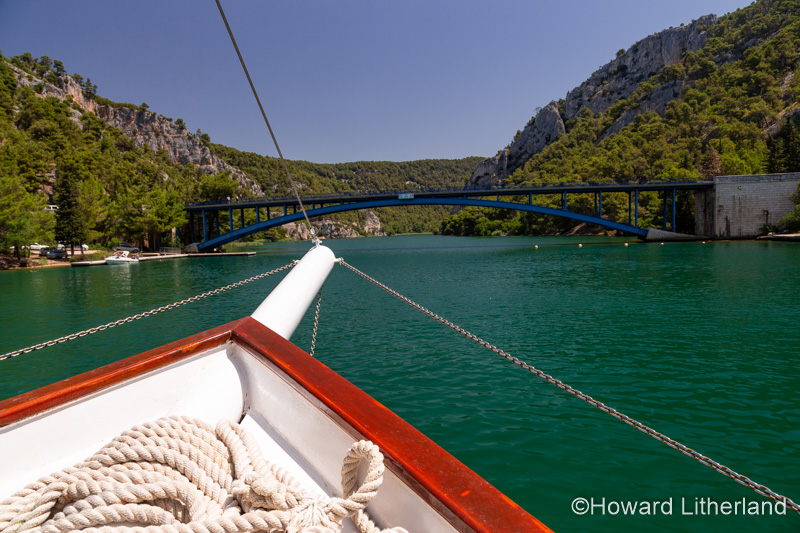 Bridge over the river Krka, Croatia