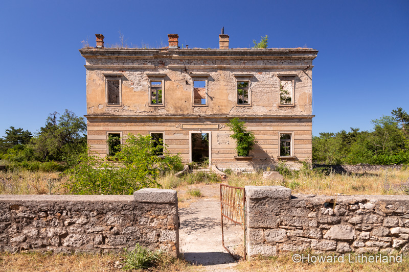 Derelict house at Vrbnik, Croatia