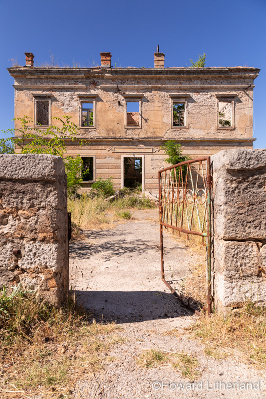 Derelict house at Vrbnik, Croatia