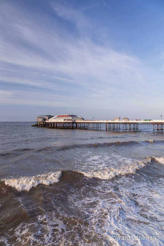 The Victorian pier at Cromer on the North sea coast of Norfolk, England