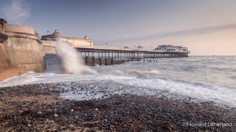 The Victorian pier at Cromer on the North sea coast of Norfolk, England