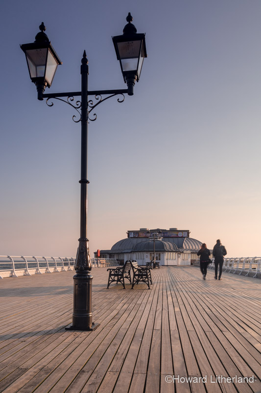 The Victorian pier at Cromer on the North sea coast of Norfolk, England