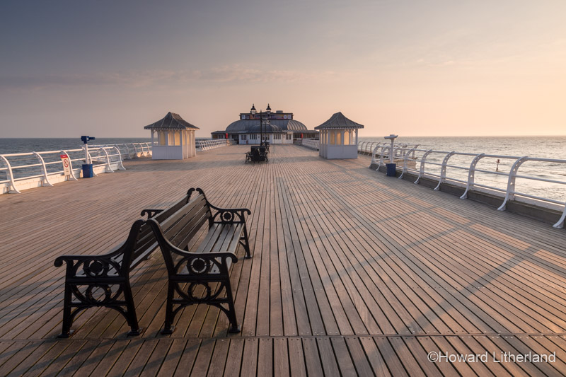 The Victorian pier at Cromer on the North sea coast of Norfolk, England