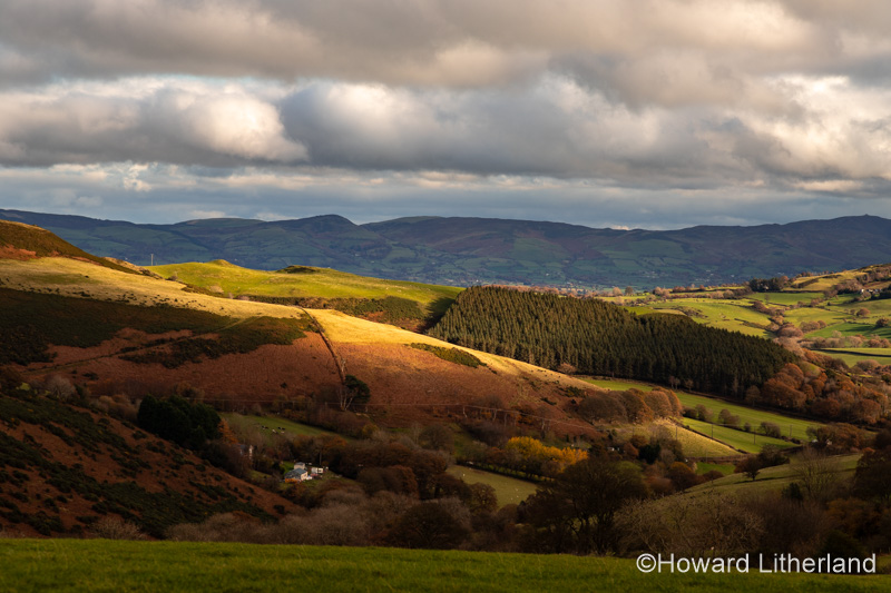 Stormy weather over the Denbigh Moors, North Wales