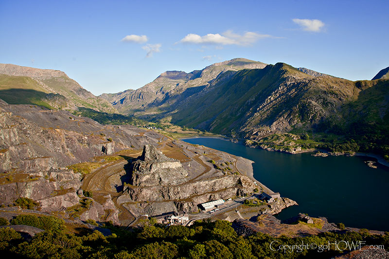 Disused Dinorwig slate quarry, Snowdonia, Wales