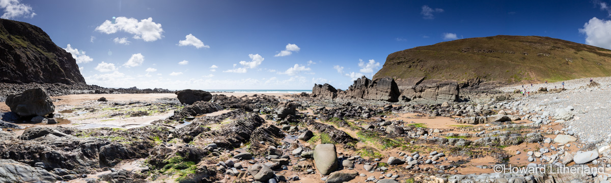 Atlantic coastline of North Cornwall at Duckpool