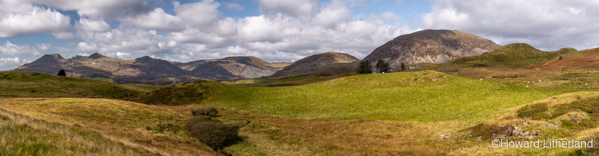 Panoramic view at Ffestiniog, Gwynedd, North Wales
