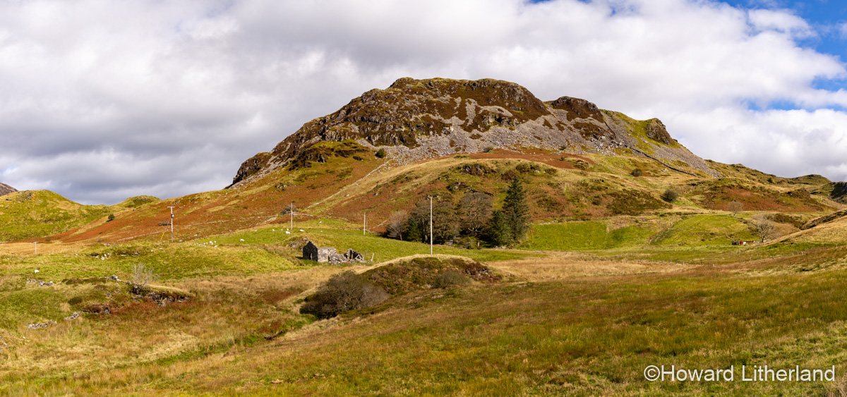Panoramic view at Ffestiniog, Gwynedd, North Wales