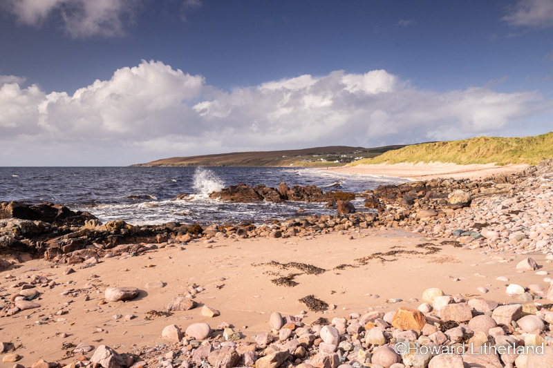Big sand beach at Gairloch on the atlantic coast of Wester Ross, Scotland