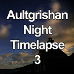 Time lapse of the night sky over the coast of northwest Scotland