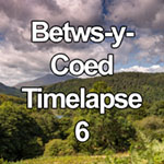 Time lapse video of summer clouds over Gwydyr forest, Wales