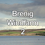 This video shows the rotating turbines of the newly installed Clocaenog wind farm overlooking the landscape and waters of Llyn Brenig reservoir in North Wales