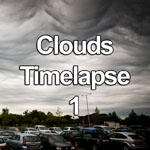 Time lapse video showing heavy stratocumulus clouds over Deeside, North Wales