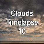 Time lapse video showing storm clouds, including mammatus clouds, streaming over the North Wales coast at Colwyn Bay