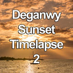 Time lapse video showing a dramatic sunset over the river Conwy estuary on the North Wales coast at Deganwy