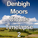 Time lapse video of summer clouds over Denbigh Moors, North Wales