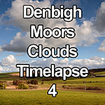 Time lapse video of cumulus clouds over Denbigh Moors, North Wales