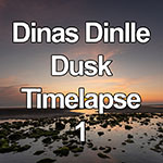 Time lapse of dusk over the North Wales coast at Dinas Dinlle