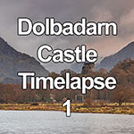 Time lapse of clouds over Dolbadarn castle in Snowdonia, North Wales