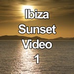 Video of sunset and dusk over Ibiza in the Mediterranean sea